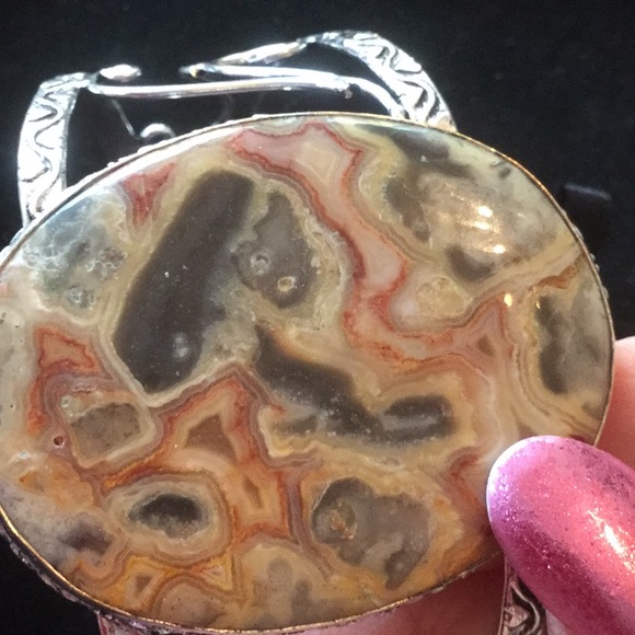 ⭐️Jaw Dropping ⭐️Crazy Lace Agate Bracelet - Picture 8 of 8